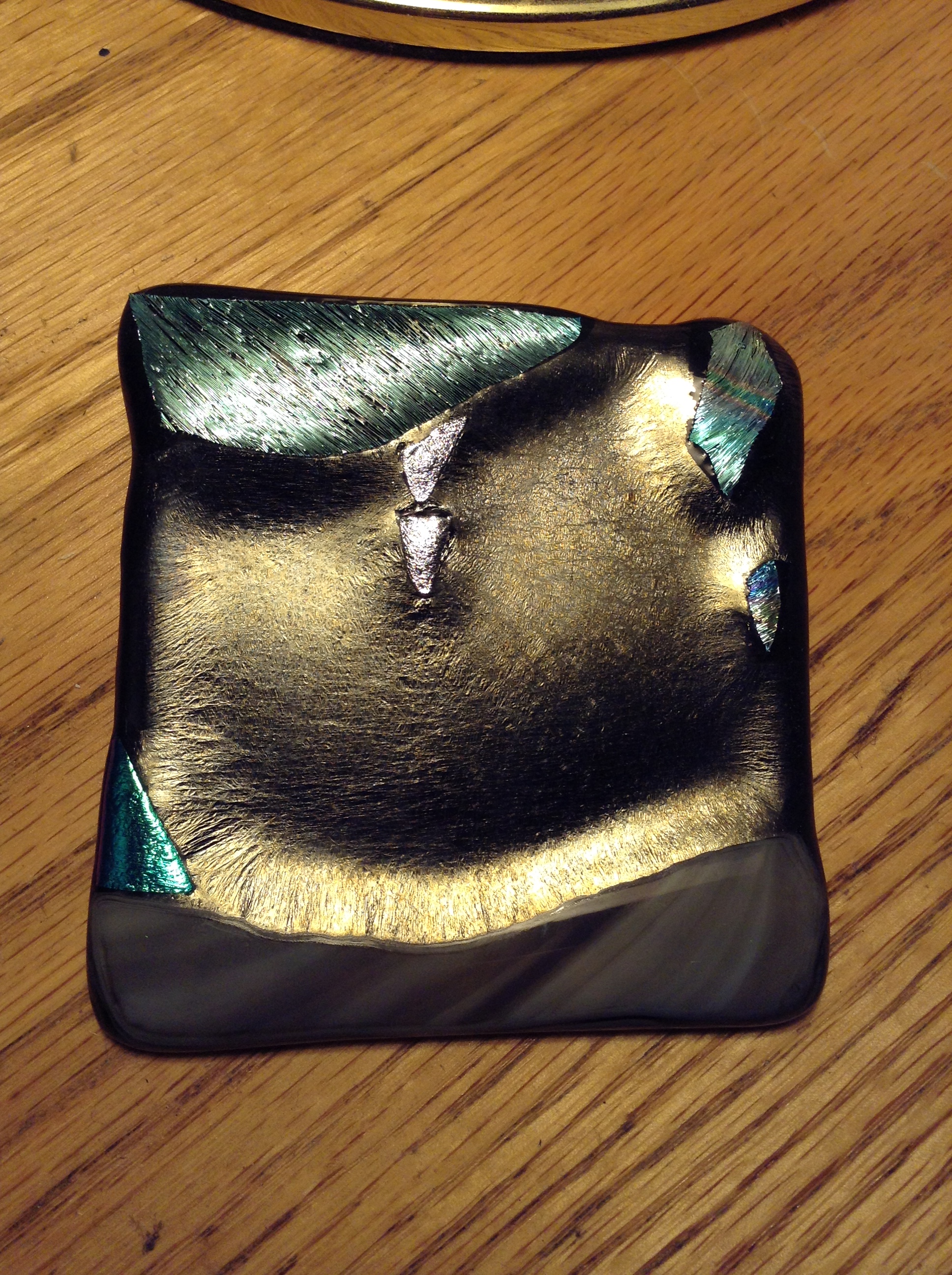 Glass blowing result